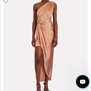 Baobab Marea Satin One-Shoulder Dress